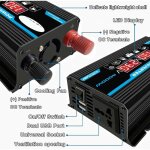 Onduleur 4000w 12v à 220v / 110v led car power inverter converter chargeur adaptateur dual usb voltage ... Onduleur 4000w 12v à 220v / 110v led car power inverter converter chargeur adaptateur dual usb voltage ...