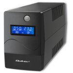 Onduleur interactif qoltec monolith 850 va 480 w lcd usb rj45