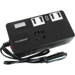 Onduleur multifonction de voiture, convertisseur booster chargeur 12v24v � 220v, alimentation universelle ...