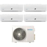 Oneclima - climatiseur quadrisplit inveter serie pro 9 + 9 + 12 + 12 avec mlt42x5 / y24 r - 32 wi - fi ...