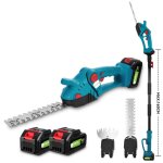 Onevan - 3 in 1 taille - haies tlescopique, perche tlescopique 1, 6 m, longueur de coupe 23cm et 13cm, ...