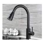 Robinet de cuisine, mitigeur cuisine rotatif  360 avec douchette extractible, 3 modes de pulvrisation ...