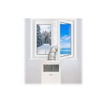 Manchon isolant universel optimea man iso pour gaine de climatiseur mobile blanc et argent Manchon isolant universel optimea man iso pour gaine de climatiseur mobile blanc et argent