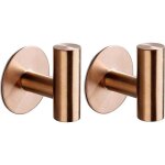 (or rose)2 pi�ces crochet adh�sif mural de salle de bains, accroche torchon cuisine, accrochet tableau ...