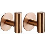 (or rose)2 pi�ces crochet adh�sif mural de salle de bains, accroche torchon cuisine, accrochet tableau ...