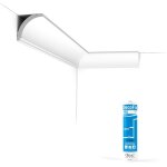 Orac - pack 10 m�tres corniches plafond cx109 avec colle x cimaises - et - plus - 4,