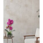 Orchid�e fleurs artificielles d'orchid�e dans un pot de qualit� sup�rieure