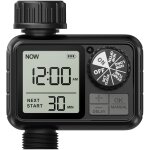 Ordinateur d'irrigation, minuteur d'arrosage avec retard de pluie / mode automatique et manuel, ipx5 ...