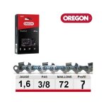 Chaine tronçonneuse oregon carrée powercut 72 dents 75exl072e Chaine tronçonneuse oregon carrée powercut 72 dents 75exl072e