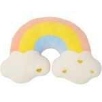 Oreiller arc - en - ciel, oreiller en peluche mignon, jouet doux pour filles, oreillers dcoratifs pour ...