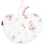 Oreiller en bambou et pomme - flamants roses
