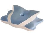Oreiller cervical ergonomique 2 en 1 en mousse � m�moire de forme, oreiller orthop�dique pour dormir ...