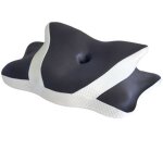 Oreiller cervical ergonomique 2 en 1 en mousse  mmoire de forme, oreiller orthopdique pour dormir ...