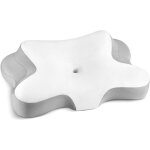 Oreiller cervical - mousse � m�moire de forme ergonomique pour les dormeurs sur le c�t�, le dos et le ...