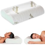 Oreiller cervical et cervical visco�lastique oreiller orthop�dique pour dormir anti - acariens antiallergique ...