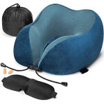 Oreiller cervical de voyage, oreiller cervical orthopédique, tissu en mousse à mémoire de forme, oreiller ... Oreiller cervical de voyage, oreiller cervical orthopédique, tissu en mousse à mémoire de forme, oreiller ...