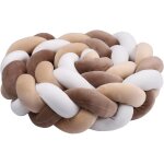 Oreiller dcoratif, oreiller dcoratif moelleux tress, disponible pour canap (kaki marron blanc 14 ...
