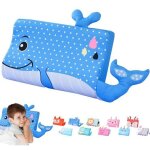 Oreiller pour enfant de 3 � 6 ans avec taie d'oreiller, oreiller b�b�, motif animaux kawaii, ergonomique, ...