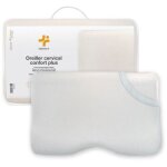 Oreiller ergonomique - confort plus - mousse � m�moire de forme - hypoallerg�nique - 2 taies incluses ...