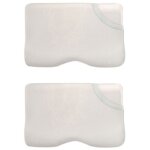 Oreiller ergonomique - inphysio - confort plus - mousse � m�moire de forme - taie en bambou - 54 x 33 ...