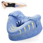 Oreiller de genou dormeur lat�ral, coussins rel�ve - jambes, oreiller de jambe confort, oreiller de genou ...