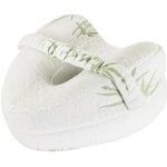 Oreiller de genou de luxe en bambou � m�moire de forme