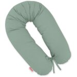 Oreiller de grossesse plus long pour dormir avec housse amovible - sauge Oreiller de grossesse plus long pour dormir avec housse amovible - sauge