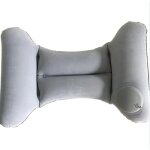 Oreiller lombaire de voyage gonflable, oreiller de soutien dorsal gonflable, adapt� aux avions, aux vols ...