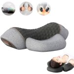 Oreiller de massage cervical 3 en 1 - prumya - gris - traction cervicale - thermoth�rapie - massage p�trissage ...