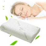 Oreiller orthop�dique en mousse � m�moire de forme, anti - ronflement, contour pour un sommeil confortable, ...