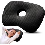 Oreiller pour piercing avec trou, oreiller pour piercing d'oreille, oreiller pour dormir sur le c�t� ...