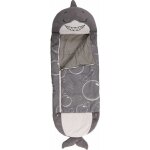Oreiller pliant pour sac de couchage, 2 en 1, sac de couchage anti - coup de pied pour enfants, requin ...