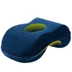 Oreiller de sieste doux en forme de beignet, oreiller ergonomique en forme de coin, manteau de velours ...