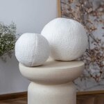 Oreiller soft loop boule blanche