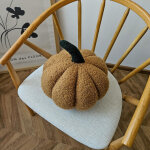 Oreiller soft loop citrouille caramel