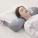 [jamais utilis] oreiller de soutien cervical, oreiller ergonomique pour l'apne du sommeil, oreiller ...