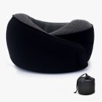 Oreiller de voyage, oreiller cervical memoire forme, coussin de nuque pour adulte, avec sangles de ffixation, ... Oreiller de voyage, oreiller cervical memoire forme, coussin de nuque pour adulte, avec sangles de ffixation, ...