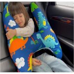 Oreiller voyage enfants voiture, coussin de voyage enfant, d�montable et lavable machine, coton, confortable, ...
