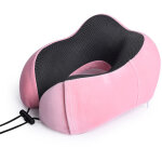 Oreiller de voyage pillow travel series pour avion, oreiller cervical en tissu magn�tique en forme de ...