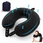 Oreiller de voyage soutien pour cervical en mousse à mémoire forme coussin repos dormir oreiller cervical ... Oreiller de voyage soutien pour cervical en mousse à mémoire forme coussin repos dormir oreiller cervical ...