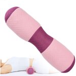 Oreiller de yoga � la taille, ventilation s�chage sain et respirant oreiller lombaire de yoga, rouleau ...