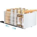 Organisateur adh�sif de rangement de cuisine, tiroir coulissant de cuisine, tiroir d'armoire coulissant ...