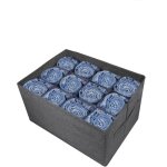 Organisateur armoire rangement tiroir vetement - 12 grilles boite de rangement pour vetements, jeans, ...