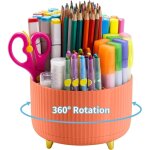 Organisateur de bureau, rotatif � 360 degr�s 5 compartiments organiseur de bureau, crayons, fournitures ...
