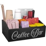 Organisateur � caf�, rangement pour accessoires de caf�, service � caf� et sachets de th�, bo�te de rangement, ...