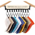Organisateur de chapeau pour placard, organisateur de casquettes avec 10 clips, porte - casquettes, clips ...