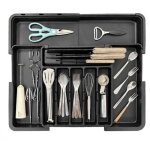 Organisateur de couverts extensible, organisateur de tiroir r�glable, plateau de rangement de couverts ...
