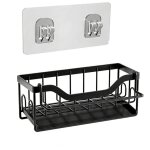 Organisateur d'�vier de cuisine - set de support � essuie - tout avec barre de suspension sans per�age ...