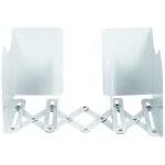 Organisateur de livres ou de classeurs en m�tal blanc