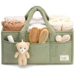 Organisateur de table � langer, panier de rangement pour lingettes, cadeau de baby shower, organisateur ...